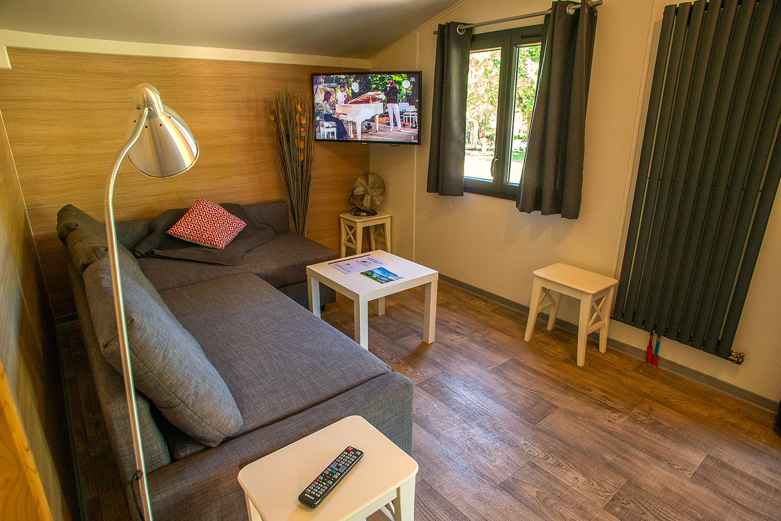 Salle de bain du Chalet Libella — Camping Détente et Clapotis