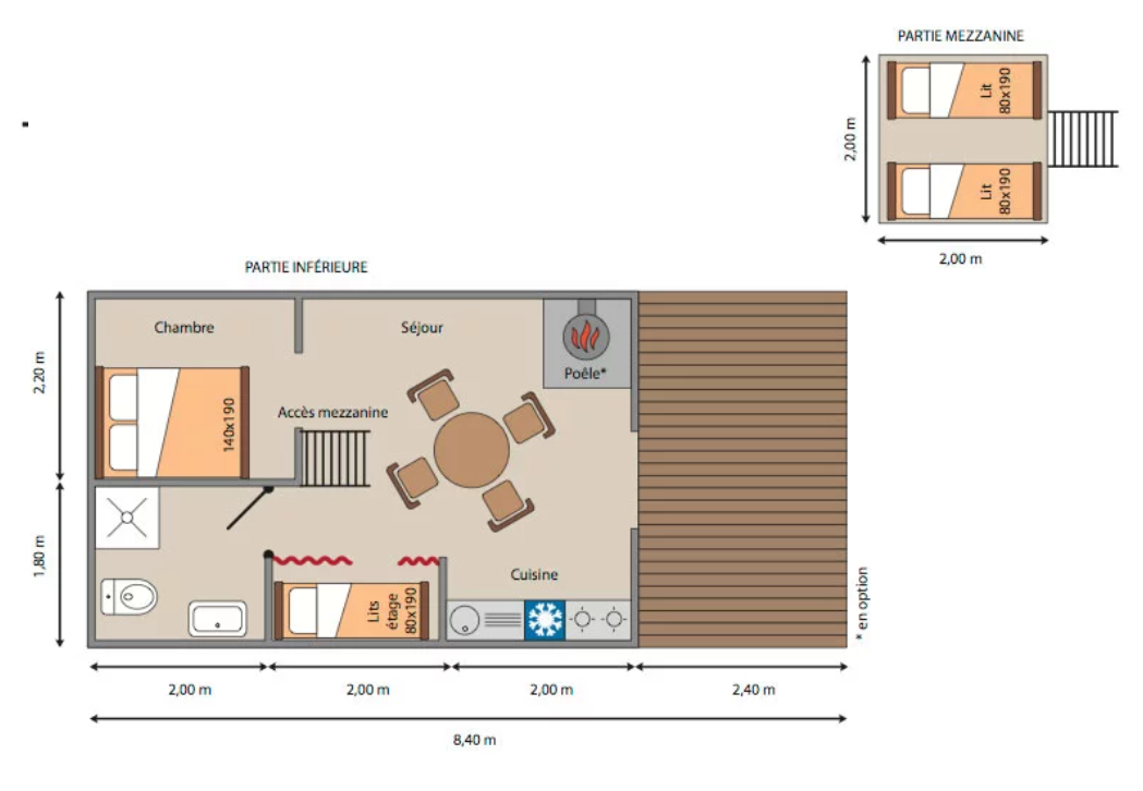 Chalets des Chevaliers de l'An Mil 1 plan de masse chalet des chevaliers