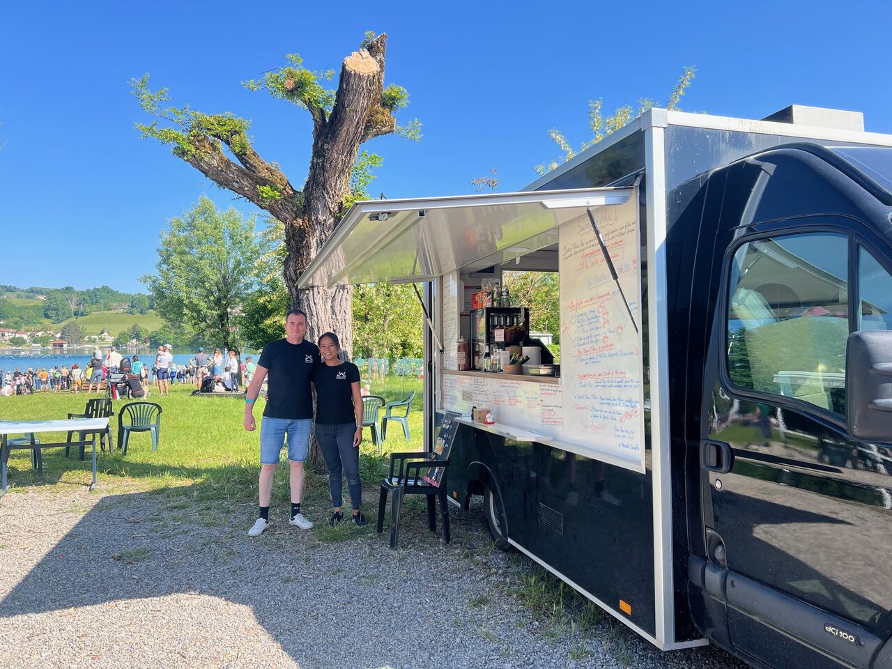 Baan Thai food truck — Thai cuisine at Détente et Clapotis campsite, Lac de Paladru