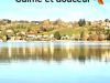 Lac de Paladru calme en automne - cadre nature idéal pour un séjour bien-être et ressourcement, Isère