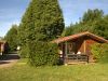 Chalet familial bois avec terrasse, hébergement camping Détente et Clapotis Lac de Paladru