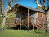 Eco-chalet on stilts in natural wood, Détente et Clapotis campsite Lac de Paladru