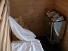 Sauna avec serviette pour séjour bien-être et relaxation au camping Détente et Clapotis, Montferrat Isère