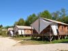Stilted eco-chalet in a forest setting, Détente et Clapotis campsite, Lac de Paladru